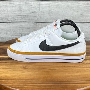 Nike Court Legacy Next Nature White Desert Ochre Sneaker DH3161-100 Women’s 8.5